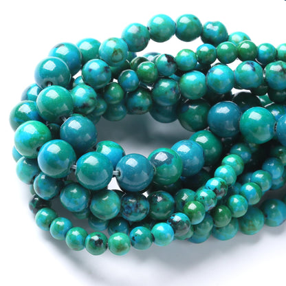 10MM Phoenix Stone Beads Round Loose Beads Natural Gem Beads Crystal Energy Stone Beads for Jewelry Making DIY Bracelet Necklace