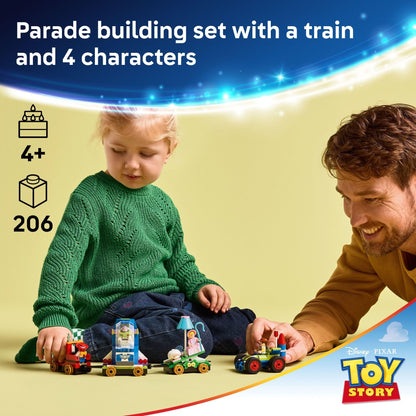 LEGO Disney and Pixar’s Toy Story Celebration Train & RC Car Toddler Toy - Sensory and Pretend Play Building Set for Preschool Boys and Girls, Ages 4+ - Disney Gift Idea for Birthdays - 43264