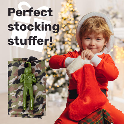 nutty toys Army Parachute Toys for Kids - Tangle Free Outdoor Flying Parachute Men, Best Indoor & Outside Toys for 4 5 6 7 8 9 10 11 12 Year Old, Top Easter Basket Stuffers 2026, Unique Boys Gifts