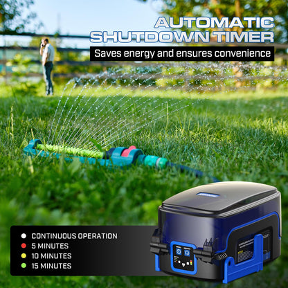 AMPFORCE 20V Cordless Submersible Water Transfer Pump, 1003 GPH Portable Sump Pump, 4.0Ah Battery Powered Water Pump Runtime 1H Ideal for Pool, Spa, Hot Tub, Garden, Flood Relief, and Outdoor Projects