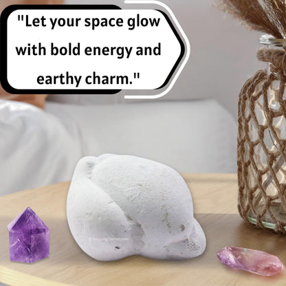 Fairy Stones Crystals and Healing Stones Mineral Specimen - Premium Menalite Goddess Gem Stones for Spiritual Growth - Healing Crystals Geodes Clusters for Meditation, Chakra Balance, and Energy (S)