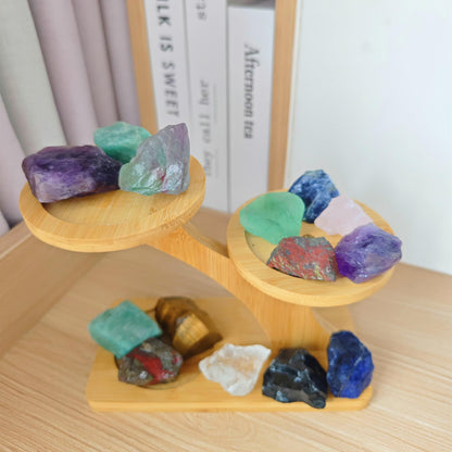 1 lb Raw Crystals and Healing Stones Bulk for Tumbling, Wire Wrapping, Wicca Reiki,Meditation, Mixed Stones