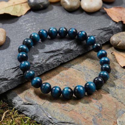 Yochus Natural Tiger Eye Beads, 90Pcs 4MM Onyx Agate Color Enhance Round Loose Beads Bulk, DIY Charm Smooth Gemstone Beads for Jewelry Making(6mm 8mm 10mm 12mm Beads)