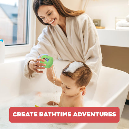 Disney Holiday Winnie The Pooh Bath Toys - 11 pc Bath Value Set, Bath Toys, Finger Puppets, Rinse Cups, Foam Pump, Bath squirters