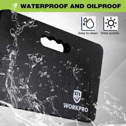 WORKPRO Extra Thick Kneeling Pad, Soft NBR Foam Cushioning for Knee, Large Foam Kneeler Mat for Gardening, Bathing Baby, Exercise, Workout Supplies, 17.5 x 11 x 1.5 in, Black