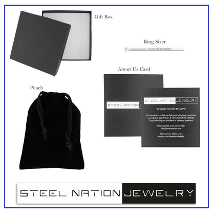 Steel Nation Men's 10mm Lava Bead Bolo Bracelet - Volcanic Rock Style Adjustable Comfort Stainless Steel