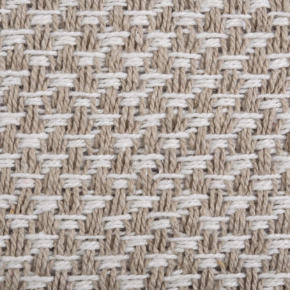 DII Woven Basics Collection 100% Cotton Knit Table Runner, 15x72, Stone