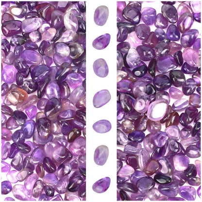 2lb Amethyts Chips Healing Crystal Stone for Aquarium Vase Plant Decoration Jewelry DIY