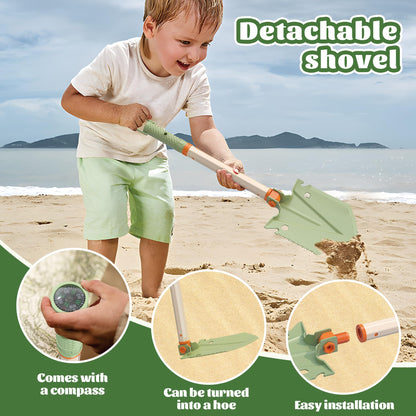 KOALA DIARY Kids Outdoor Explorer Kit, 11PCS Bug Catching Kit with Butterfly Net, Shovel，Magnifying Glass, Bug Catchers，Outdoor Explorer Kit Toys for Kids Age 3+