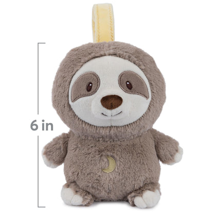 GUND Baby Lil’ Luvs On The Go Sloth Soother for Babies and Newborns, Plush Sloth Stuffed Animal Sound Toy, Brown/Cream, 6”