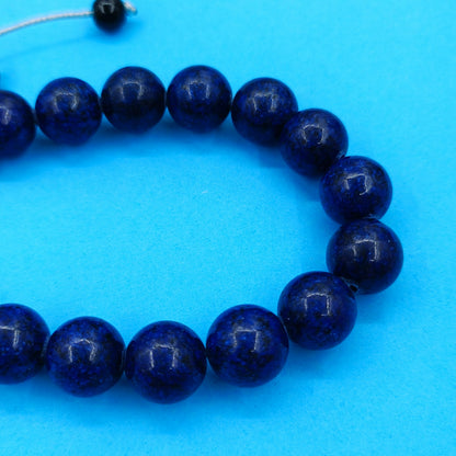 Protection Bracelets for Men Women Lapis Lazuli Healing Bracelets Handmade 10mm Beads Chakra Energy Bracelet Pulseras Para Hombres Adjustable Bracelet Crystal Jewelry Calming Anxiety Stress Relief Gifts