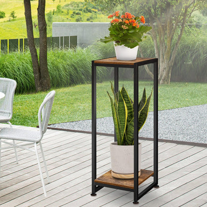 Lilybud--lily Plant Stand Indoor, 31.5'' Tall Wood Plant Stands Heavy Duty Pedestal Stand for Indoor Outdoor, Modern Corner Flower Stand for Patio, Living Room, Balcony