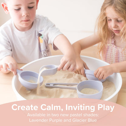Inspire My Play Blue Sensory Bin Accessories Start Kit - Sensory Bin Toys - Messy Play Tools