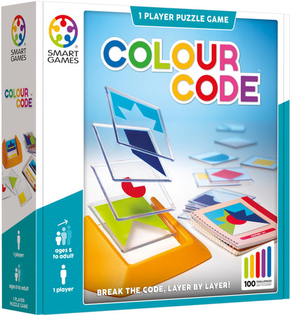 smart games - Colour Code, Puzzle Game with 100 Challenges, 5+ Years