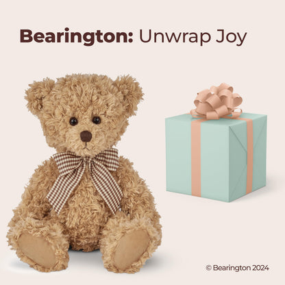 Bearington Theodore Teddy Bear Stuffed Animal - 17" Soft Teddy Bear Plush Toy with Fluffy Fur and Huggable Design - Adorable Classic Cuddly Gift for Kids, Toddlers, and Animal Lovers