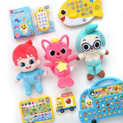 Pinkfong Hogi Plush Toy - Soft Stuffed Animal, Adorable Gift for Toddlers & Infants - Ages 1+