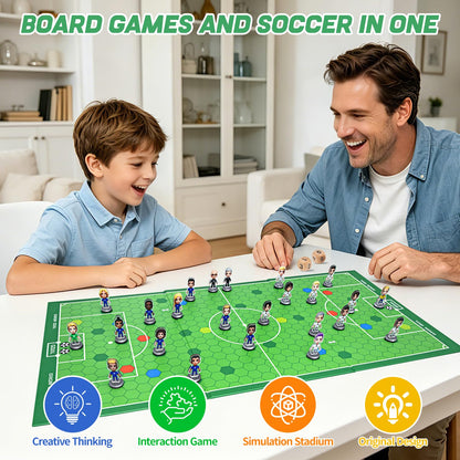 Original Soccer Board Game 2026 Soccer Event Interactive Soccer Toy Gift - Foosball Table Game for Indoor Home Party Family Perfect Christmas Birthday Tabletop Football Gift for Kids