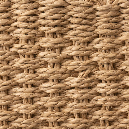 LA JOLIE MUSE Small Wicker Baskets for Organizing, Recycled Paper Rope Storage Basket Container Bins for Shelves Bathroom Cupboards Drawer, Decorative Square Basket Organizer Set of 3