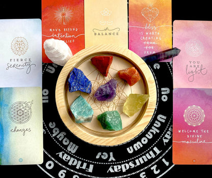 QINJIEJIE 0.9Lbs 7 Chakra Raw Crystals Natural Rough Stones Bulk Large 1" Rocks Reiki Gemstones Fountain Rocks for Tumbling Cabbing Polishing Wire Wrapping Wicca Garden Decoration