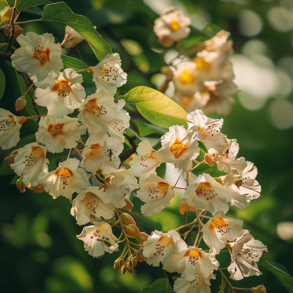5 Northern Catalpa Trees - 12-18" Tall Live Plants - Ornamental Flowering Shade Trees - Catalpa speciosa - (5 Pack)