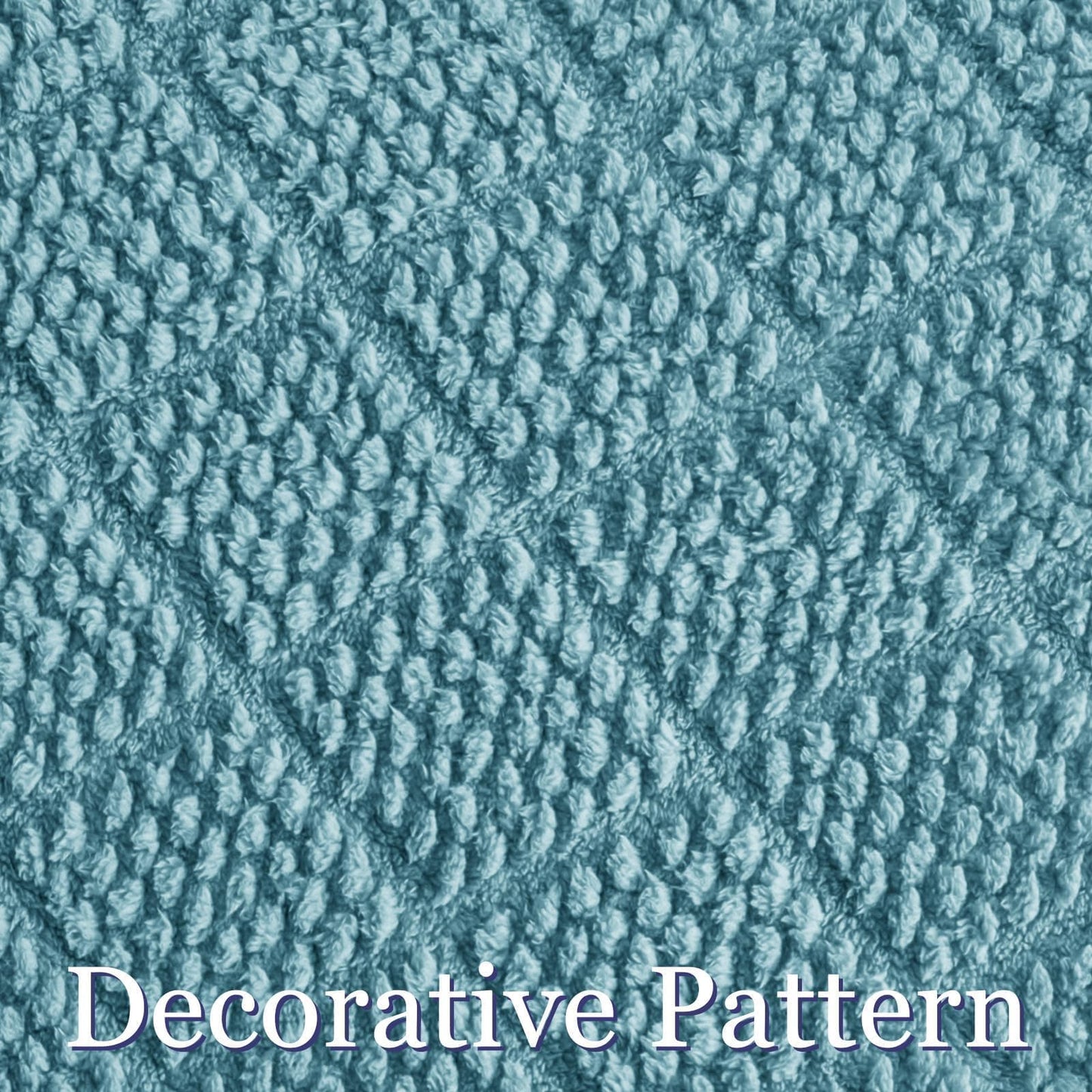 Whale Flotilla Fuzzy Fleece Throw Blanket for Couch, Bed, Soft Fluffy Jacquard Waffle Blankets for All Season, Lightweight and Warm, 50x60 Inch, Slate Blue