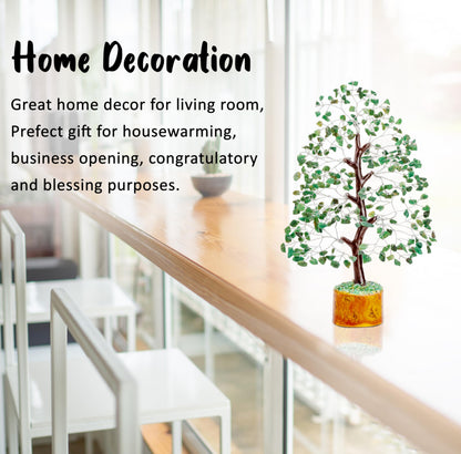 Crocon® Green Aventurine Crystal Tree Of Life, Birthday Gifts For Women & Men, House Decor Healing Crystals Present, Spiritual Gift Room Decor, House Warming Gift New Home, Self Care Mom Birthday Gift