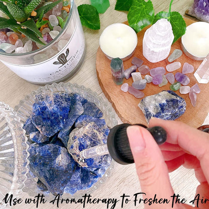 ZHIYUXI 2" Blue Sodalite Crystal Raw Crystals Bulk Crystals and Stones Large Natural Real Quartz Big Huge Rocks Gemstones for Tumbling Witchcraft Wire Wrapping Fountain Rocks Cabbing Room Decor 4Pcs