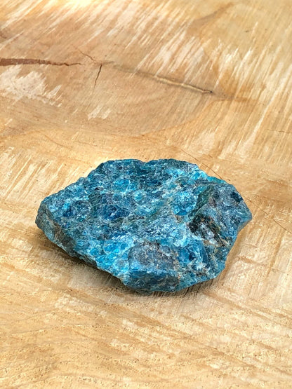 Pachamama Essentials Blue Apatite Rough Raw Natural - Healing Stone 1pc