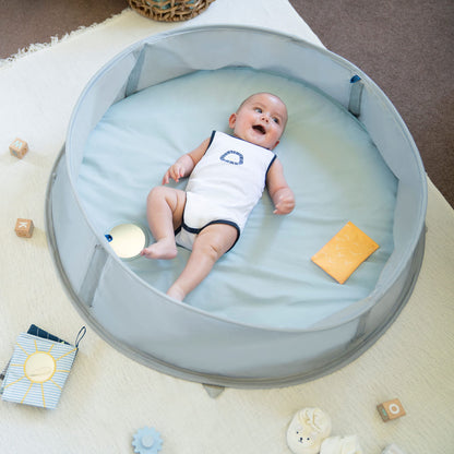 Babymoov Aquani Tent & Pool 3 in 1 Pop Up Tent, Kiddie Pool and Play Area (Summer 2024 Essential), Marine, One Size