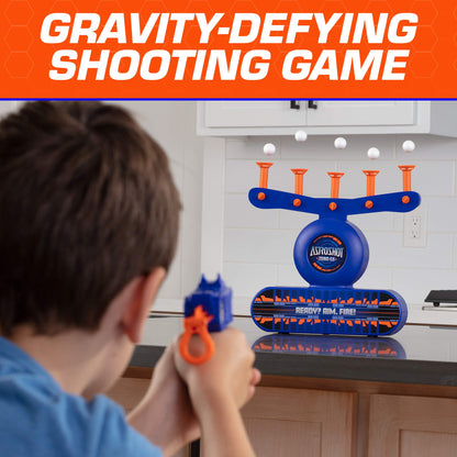 USA Toyz AstroShot Zero GS Shooting Games for Kids - Nerf Compatible Floating Ball Targets for Shooting with Foam Blaster Toy Gun, 10 Floating Ball, 10 Foam Darts, and 5 Flip Targets