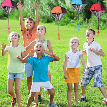 Wizzosivoor 36PCS Parachute Toy, No Tangle Throwing Men, Hand Throw Army Man, 6 Colors - Party Gifts, No Battery or Assembly Required