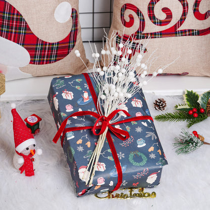 Jmkcoz 12 Pack Glitter Curly Christmas Spray Set White Wispy Willow Christmas Berry Picks Sprays Glittered Twigs Decor for Christmas Tree Topper Wreath Garland Bouquet Floral Arrangement (White)