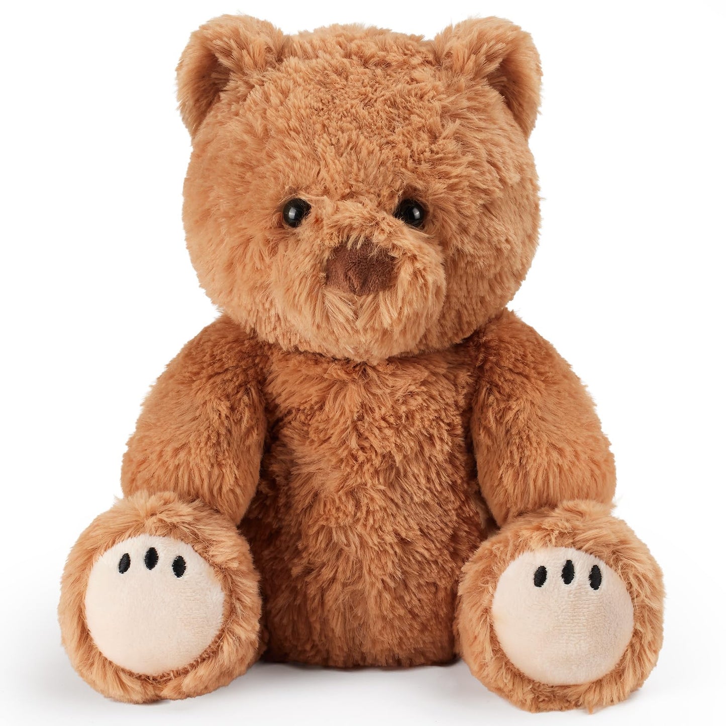 LURKOMEMO Teddy Bear Microwavable Weighted Stuffed Animals for Kids,Heating Pads Plush Bear for Period Cramps, Lavender Scented Hot&Cold Use Comforts Stress&Pain, Cozy Toy Gifts for Gils Boys Adults