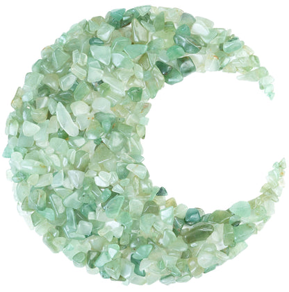 ZAICUS Green Jade Crystal Chips Bulk Gemstone Valentine Gift, Healing Crystal Natural Irregular Shaped Crushed Stone Reik Healing Tumbled Chips Crystal Chips for Witchcraft & 1 Lb"