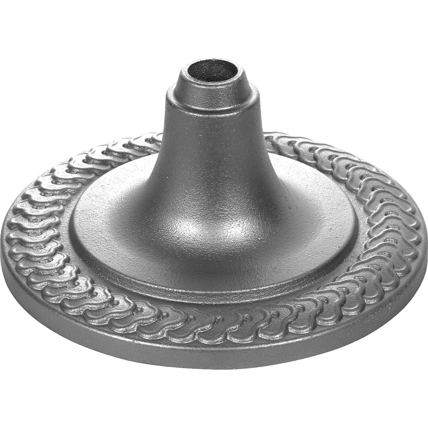 FRF FLAG Indoor Flag Pole Floor Stands, Silver Iron Interior Flag Holder Stands, Pouch with Base, Flag Pole Base for 1.3 Inch,1.1 and 0.9 Inch Diameter Flag Pole