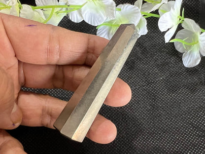 WholesaleGemShop 3 Inch Gemstones PYRITE Obelisk Tower Jumbo Facet Aura Rock Crystal Natural Polished Earth Wand Spirit