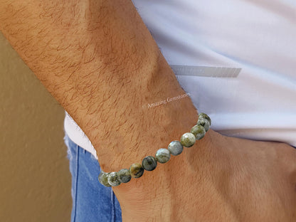 Amazing Gemstone Labradorite Bracelet for Women - Chakra Mens Bracelet Protection Crystals and Healing Stones - Blessing Bracelet Spiritual Meditation Gift Christmas Stocking