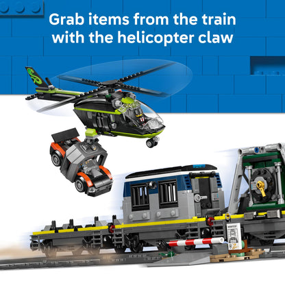 LEGO City Police Train Heist Building Toy - Train Set with Police Car Toy for Boys & Girls, Ages 7+ - Pretend Play Set for Kids - Gifts for Birthdays - 60508
