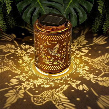 Adebime Hummingbird Solar Lanterns, Birthday Gifts for Women Mom Grandma, Outdoor Waterproof Hanging Garden Decor for Patio, Yard