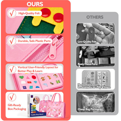 hahaland Baby Toys - Baby Toys 6-12 Months Montessori Girl Birthday Gift Christmas Stocking Stuffers for Boys Girls Early Learning Toy