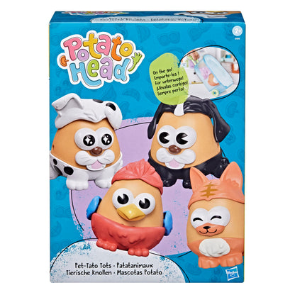 Potato Head Pet-Tato Tots, Pet-Themed Set with 31 Parts and Pieces Plus Rolling Carry Case, Easter Gift for Kids, Toddler and Preschool Toys for Girls and Boys 2 and Up (Amazon Exclusive)