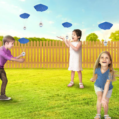 ArtCreativity 24-Pack / 2" Mini Astronaut Paratroopers – Durable Parachute Toys for Kids – Space-Themed Party Favors, Astronaut Piñata Fillers, and Goodie Bag Toys