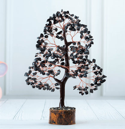 Crocon® Black Tourmaline Birthday Gifts for Women, Men & Friends, Tree of Life Crystals and Healing Stones, Home & Office Decor, Money Tree, Women Gift Ideas | House Warming Gifts New Home for Mom