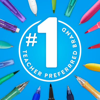 Paper Mate Flair Felt Tip Pens, Medium Point (0.7mm), 12 Count - For Arts & Crafts, Note-Taking, Journaling, School Supplies for Teachers & Students