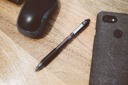 Zebra Z-grip Ballpoint Pens - Black Retractable Fine Point 0.7mm, Pack of 40