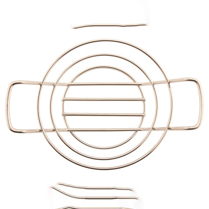 7" Stainless Steel Round Basket with Handles, Clipper Mill by GET 4-22784 (Qty,1)