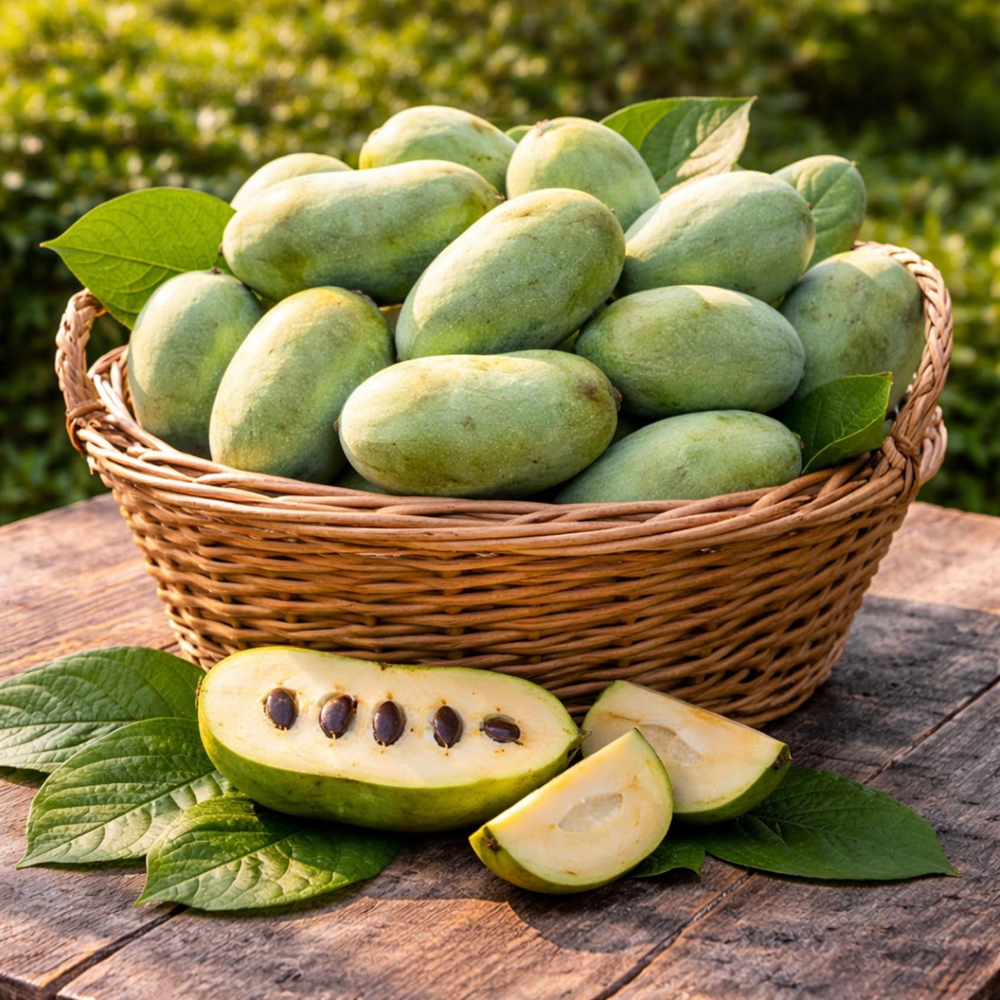 Pawpaw Tree Live Plants (Asimina triloba) – 1-2 Feet Tall Hardy Native Fruit Trees – Produces Delicious Tropical-Flavored Pawpaw Fruit – Fast Growing Backyard Orchard Plant (2 Trees)