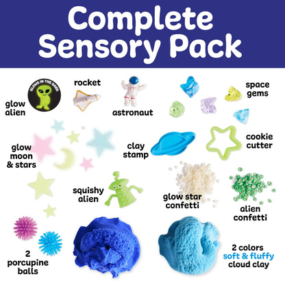 Creativity for Kids Sensory Pack: Outer Space - Toddler Activities and Space Toys, Gifts for Kids, Sensory Toys for Toddlers (Ages 3+)