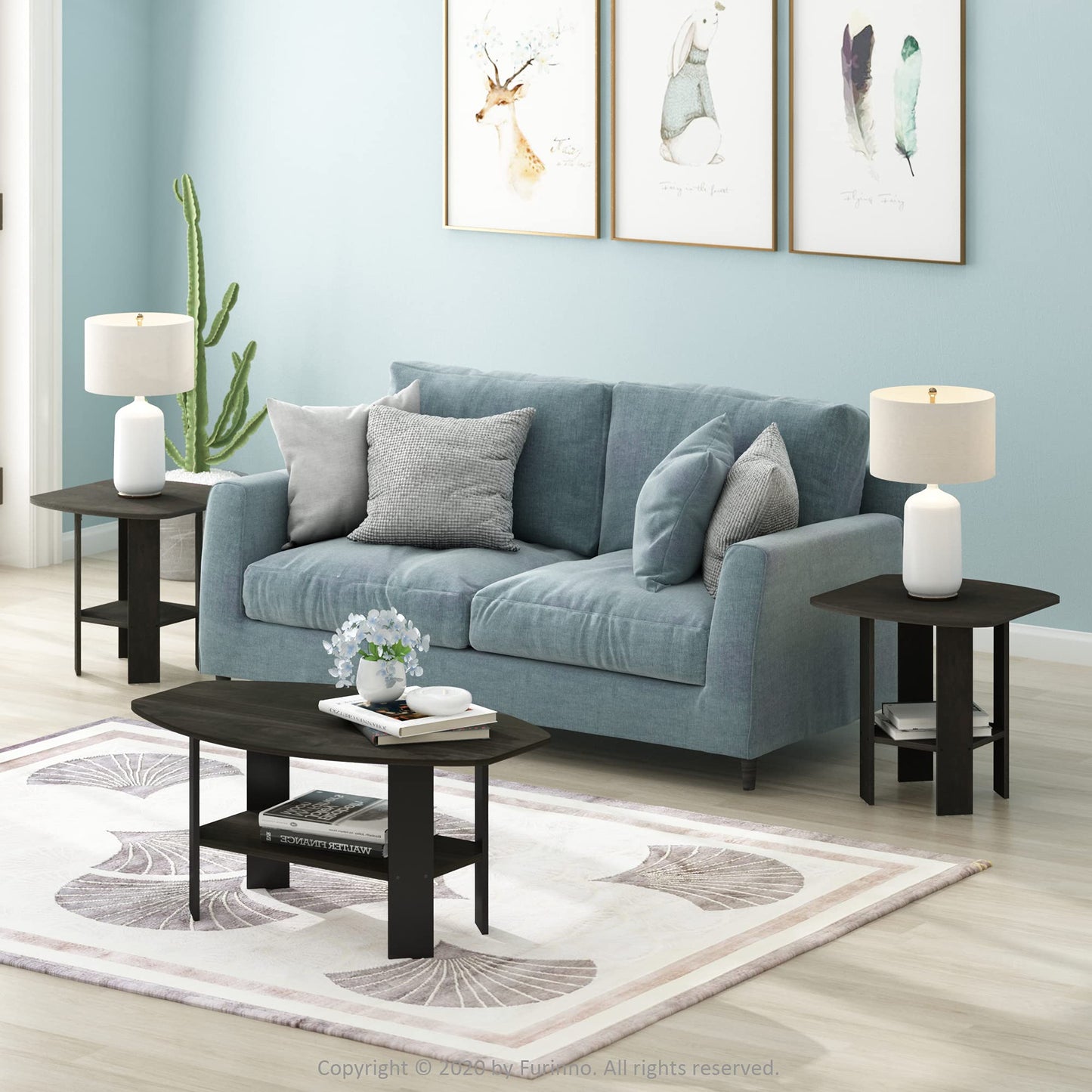 Furinno Simple Design Coffee Table, Espresso