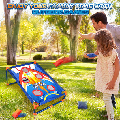 Bean Bag Toss Game for Kids, Ideal Gift for Toys 3-8 Years Old, Outside Toys for 3 4 5 6 7 8+Years Old Boys and Girls, Outdoor Game for Kids,Family Party Game Birthday Christmas Outdoor Activities